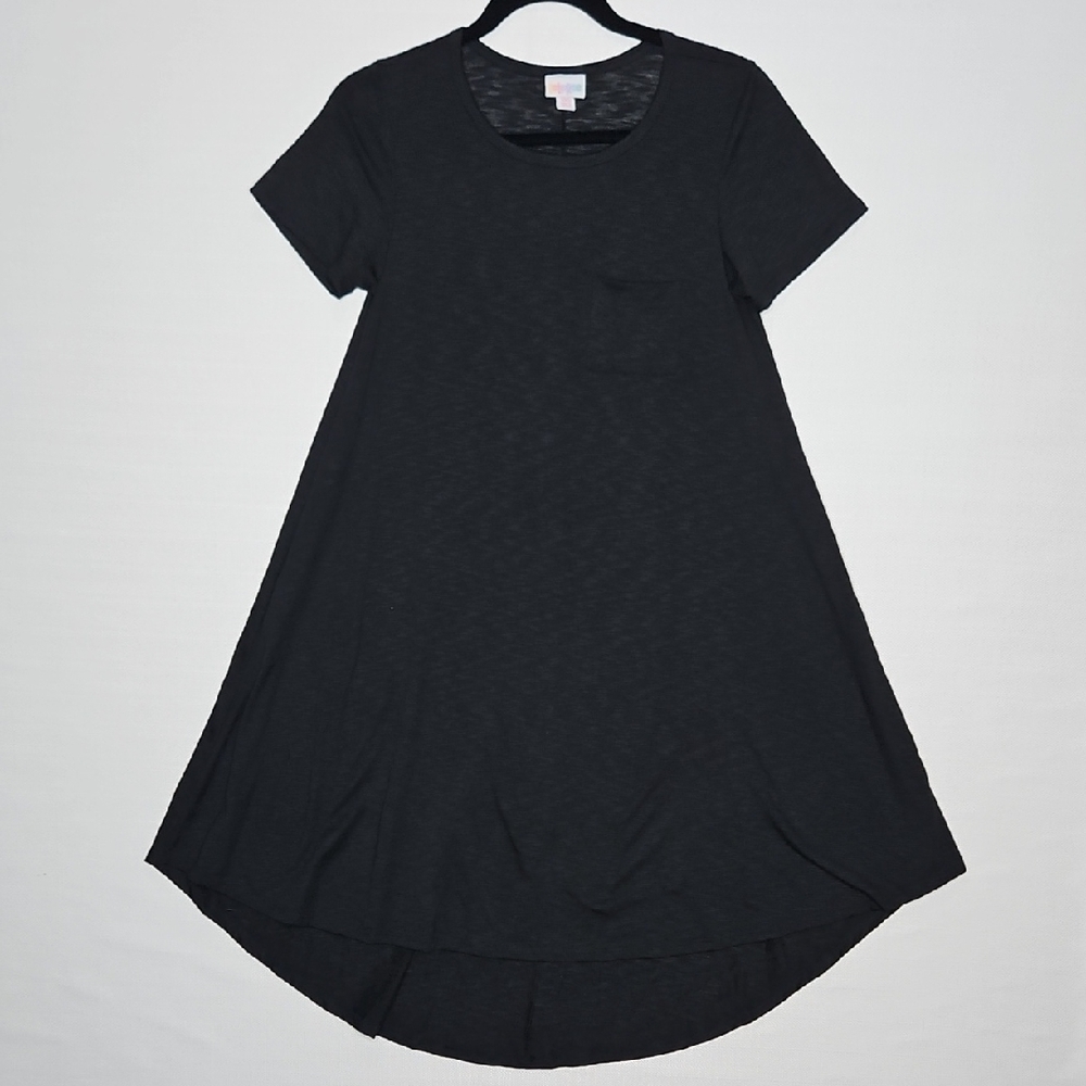 LuLaRoe Carly Black A-Line Dress SIZE XXS